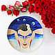 Decorative plate on the wall Mystery as a gift for March 8, Gifts for March 8, Moscow,  Фото №1