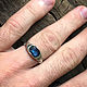 Natural Unheated Blue Sapphire in a 925 Silver ring. Rings. Bauroom - vedic jewelry & gemstones (bauroom). My Livemaster. Фото №6