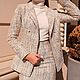 Костюм  из итальянского твида в стиле Chanel. Жакеты. SOLOdress. Интернет-магазин Ярмарка Мастеров.  Фото №2