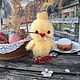 Игрушка Цыпленок,  Мягкая игрушка, Пасхальная игрушка цыпленок. Игрушки. Игрушки  от Натальи  Малыши для души. Интернет-магазин Ярмарка Мастеров.  Фото №2