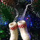 White mini boots. Christmas gifts. snezhana-snezhina (snezhanap). My Livemaster. Фото №4