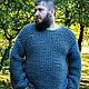 Мужской свитер крупной вязки КОЛЬЧУГА 2.0 Размер 54-56 р рост от 185, Свитеры мужские, Балашиха,  Фото №1