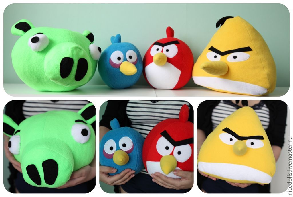 Angry birds куклы с характером