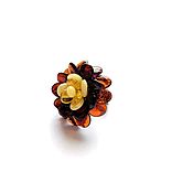 Украшения handmade. Livemaster - original item Ring with amber. Handmade.