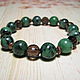 Bracelet zoisite with ruby and Topaz 'the Magic of inspiration'. Bead bracelet. Beautiful gifts for the good people (Alura-lights). My Livemaster. Фото №5