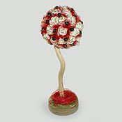 Цветы и флористика handmade. Livemaster - original item Topiary tree from hematite 