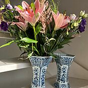 Винтаж handmade. Livemaster - original item Porcelain vases, handmade, Delft, Holland. Handmade.