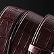 Handmade Crocodile Genuine Leather Belt IMA3400VKK1. Straps. CrocShop. My Livemaster. Фото №5