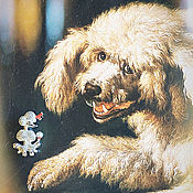 Винтаж ручной работы. Ярмарка Мастеров - ручная работа Miniature poodle. Vintage brooch. France.. Handmade.