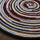The crocheted round rug Berry mix handmade. Carpets. Ira Pugach (pompon). My Livemaster. Фото №4