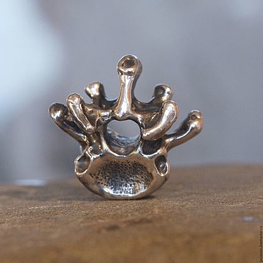 Украшения ручной работы. Ярмарка Мастеров - ручная работа Бусина "Позвонок". Handmade.