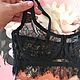 "Secret night handbags" Комплект белья из кружева. Комплекты белья. BY FEMME BRAND Белье и корсеты. Интернет-магазин Ярмарка Мастеров.  Фото №2