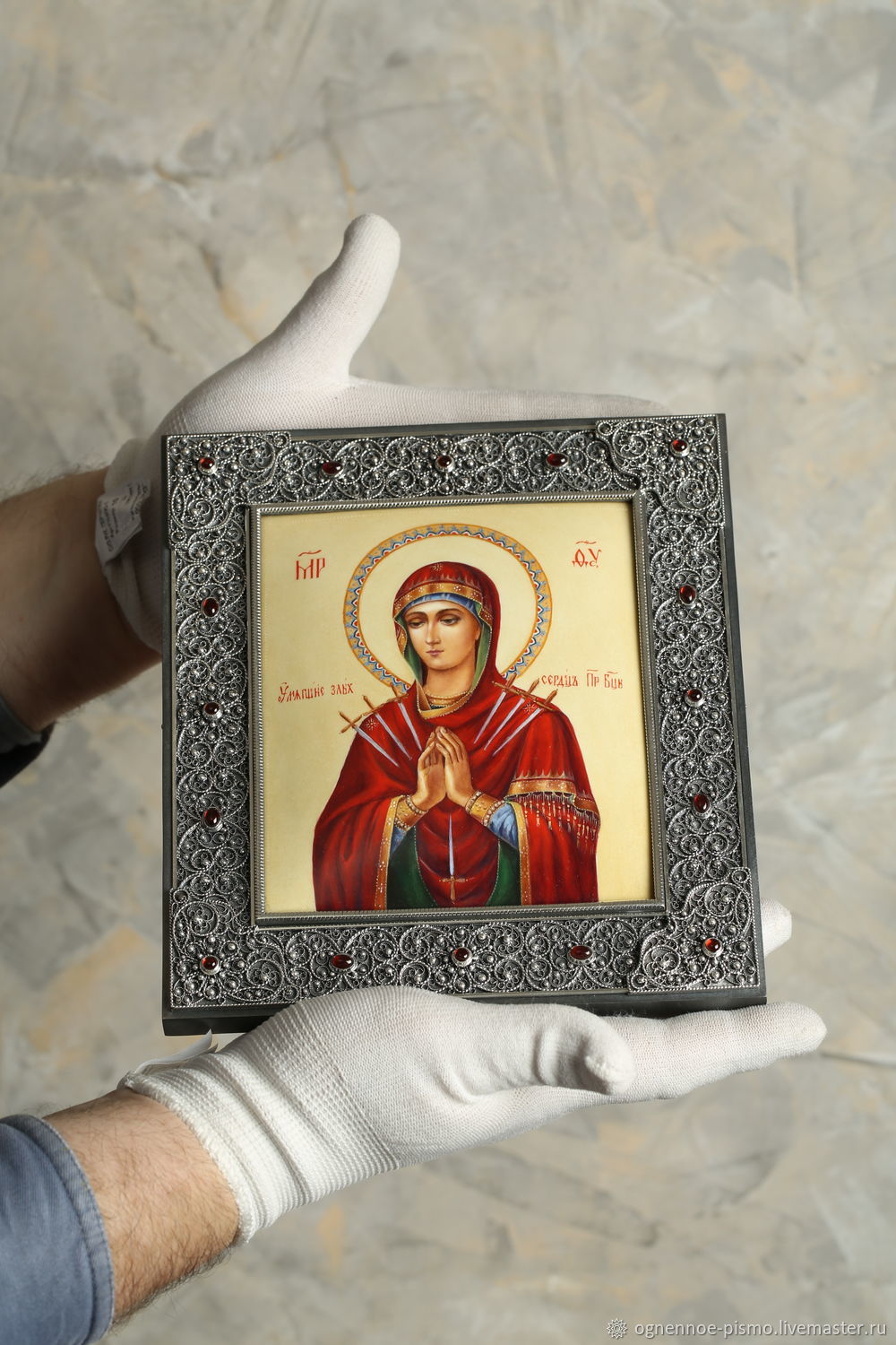 Икона Умягчение злых сердец купить в интернет-магазине Ярмарка Мастеров ...