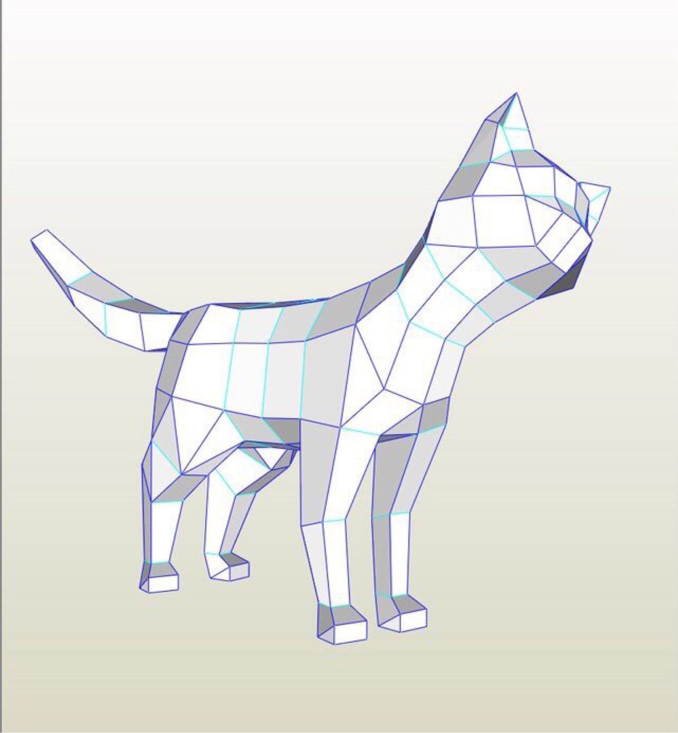 Объемная кошка из бумаги. Развертки объемных фигур животных. Полигональное моделирование фигуры. Полигональное моделирование развертки. Объемная фигура кота.