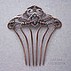 Order Copper hair comb. Gala jewelry (ukrashenija). Livemaster. . Comb Фото №3