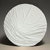 Картины и панно handmade. Livemaster - original item The panel made of fabric with backlight is white. Handmade.