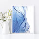 Interior posters 'Blue' (set of 2 PCs). abstraction. Pictures. margarita-puq. Online shopping on My Livemaster.  Фото №2