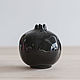 Large black ceramic garnet, Vases, Vyazniki,  Фото №1