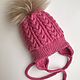 Winter children's hats Merino/Alpaca (custom). Caps. maaama. Online shopping on My Livemaster.  Фото №2