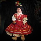 Куклы и пупсы: реплика антикварной куклы "Мурзя"