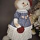 AUGUST Author's toy cat cat. Stuffed Toys. Knitted toys Olga Bessogonova. My Livemaster. Фото №4