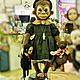 Тедди- долл Обезьянка. Тедди Зверята. Bazar Nostalgi. Интернет-магазин Ярмарка Мастеров.  Фото №2