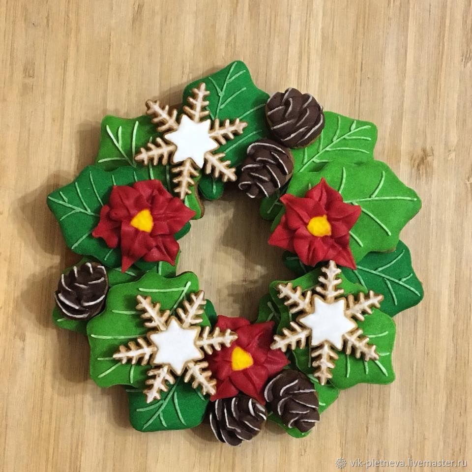 Пряничный Венок Новогодний