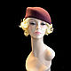 Red wine hat, Hats1, Moscow,  Фото №1