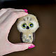 Felted Owl brooch. Brooches. Felt toy fromKristina Antropova. My Livemaster. Фото №4