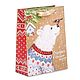 Package Kraft vertical 'Happiness in the New year', MS 18 x 23 x 8 cm, Packages, Moscow,  Фото №1