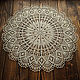 Table decor crochet napkin ( D 50 cm ). Doilies. irsicrochet. My Livemaster. Фото №4