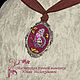 Embroidered pendant Aurora. Pendants. Art Stitch by Juli Milokumova. My Livemaster. Фото №4