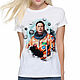 Cotton T-shirt 'Elon Musk in Space'. T-shirts and undershirts for men. Dreamshirts. Online shopping on My Livemaster.  Фото №2