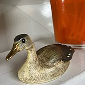 Винтаж handmade. Livemaster - original item Grey Neck duck, Malevolti, Italy. Handmade.