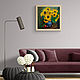 Oil painting Still Life with flowers Sunflowers in a vase. Pictures. ynik07. Online shopping on My Livemaster.  Фото №2