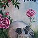 Carpe diem. Лови мгновение. Картина-диптих про жизнь и смерть. Картины. Анна Столярова (ann-v-gorode-n). Ярмарка Мастеров.  Фото №5