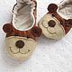Тапочки детские "Мишки" ,тапочки, для детей. Обувь для детей. Надежда (tapuleti). Интернет-магазин Ярмарка Мастеров.  Фото №2