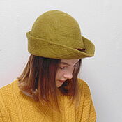 Дача и сад handmade. Livemaster - original item Marsh-colored bath hat. Handmade.