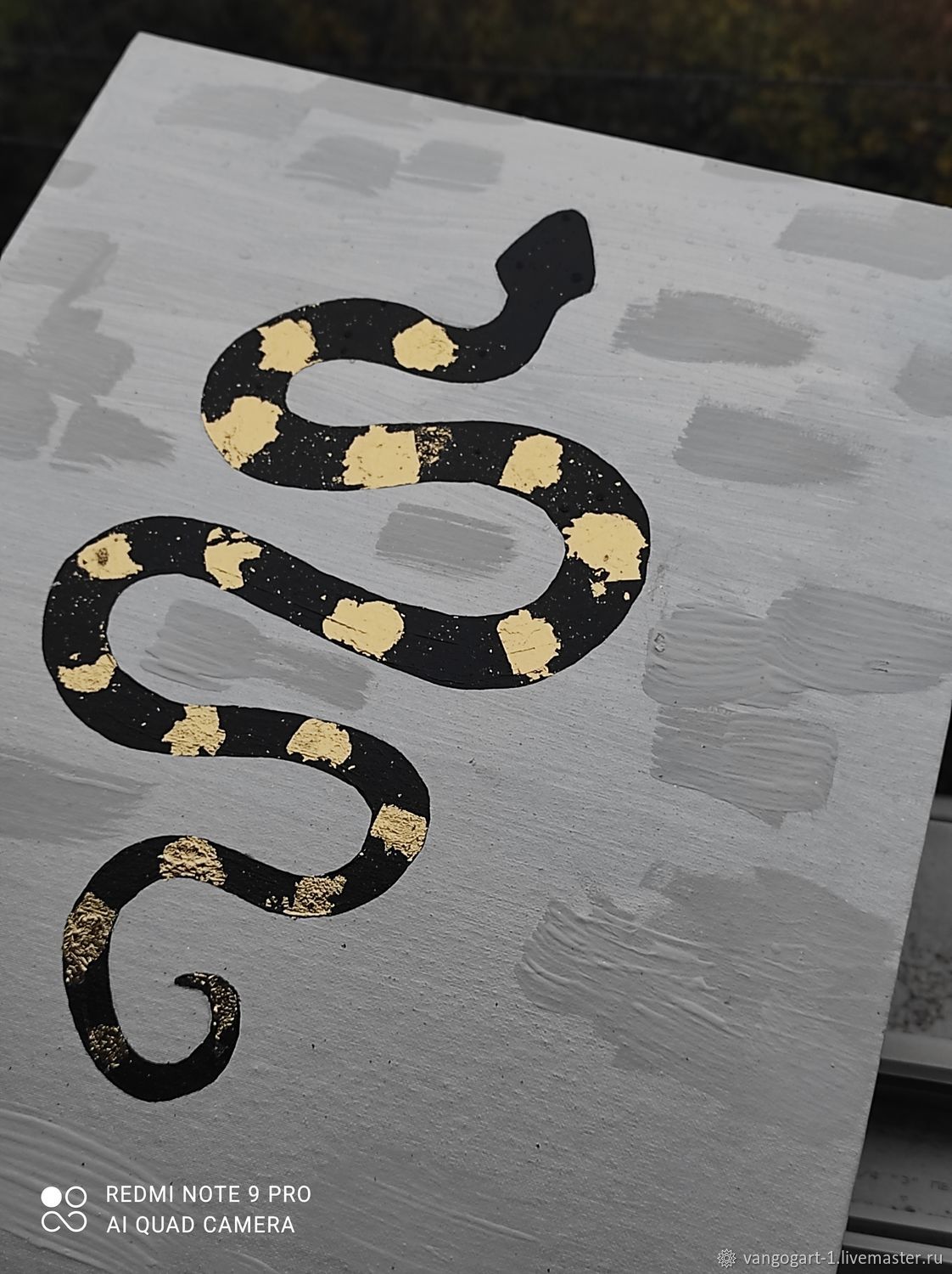 Картина Чёрная змея с золотыми пятнами в интернет-магазине Ярмарка Мастеров  по цене 1200 ₽ – N3D5ABY | Картины, Бахчисарай - доставка по России