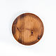 Wooden plate made of cedar LOTOS series 200 mm T155. Plates. ART OF SIBERIA. My Livemaster. Фото №4