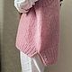 Вязаный жилет с треугольным вырезом. Жилеты. MY FLOWER KNITTING. Ярмарка Мастеров.  Фото №4