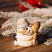 Сувениры и подарки handmade. Livemaster - original item Snowman Toy for Christmas tree. Handmade.