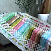 Для дома и интерьера handmade. Livemaster - original item Children`s patchwork quilted bedspread 