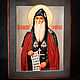 Wooden icon 'St. Anthony of the Caves'. Icons. ikon-art. My Livemaster. Фото №4