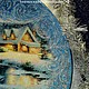 Декоративная тарелка "Морозные узоры". Тарелки. Татьяна Амерханова. Ярмарка Мастеров.  Фото №4