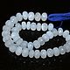 Халцедон 8-9 мм нить 25см. Бусины. Beads. Ярмарка Мастеров.  Фото №7