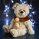 Заказать Мишка тедди из пушистого мохера "Помпончик". Teddy by Olga Prokudina. Ярмарка Мастеров. . Мишки Тедди Фото №3