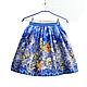 Elegant skirt for girls with fairies made of American cotton, Child skirt, Moscow,  Фото №1