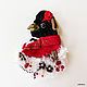 Collectible brooch 'Bullfinch Napoleon', Brooches, Moscow,  Фото №1