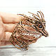 Dragon Bracelet (2). Hard bracelet. flight of fantasy. My Livemaster. Фото №6